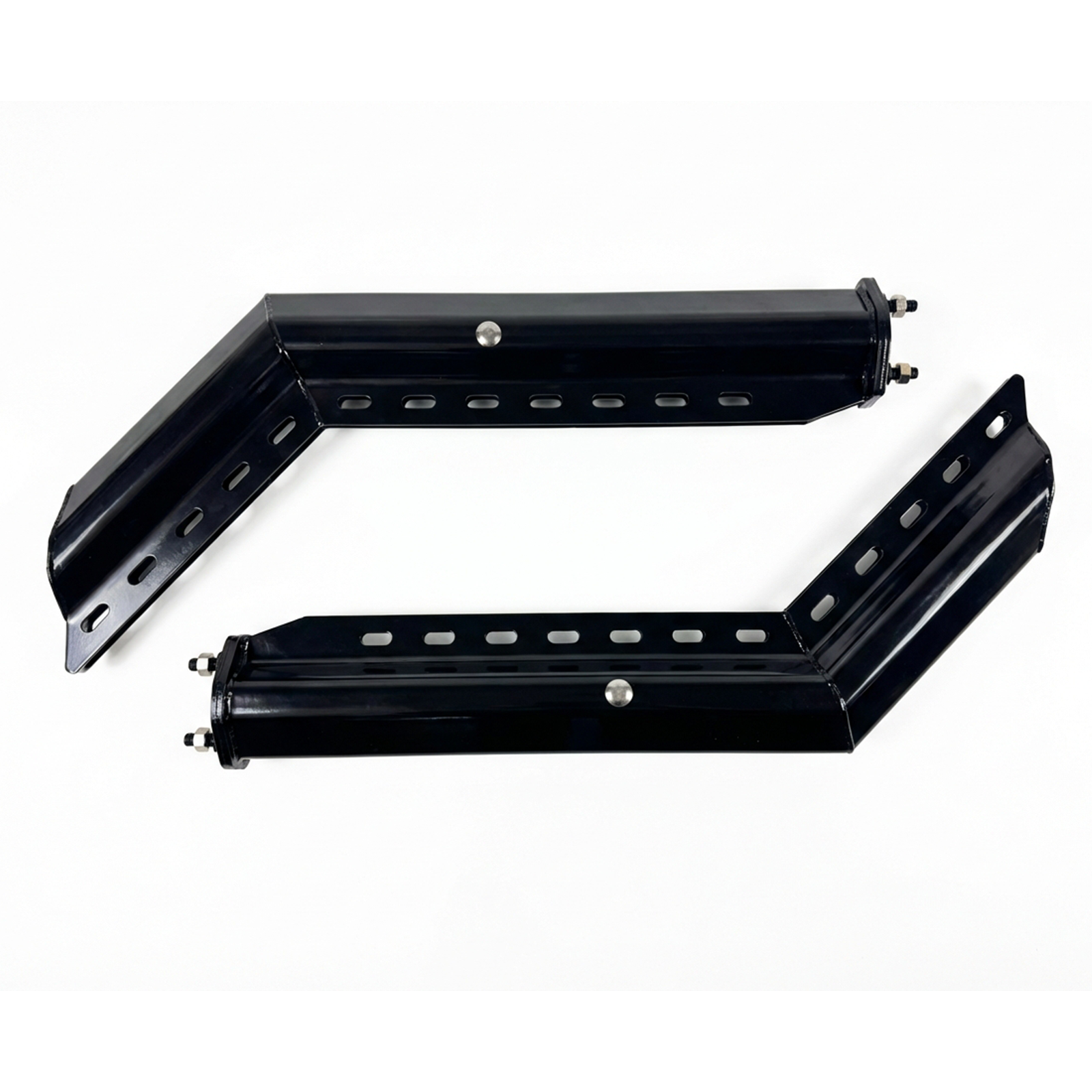 GM3025 GBK Mud Flap Hanger, 45° Angled, 2.5" Bolt Spacing, 30", 1 Pair