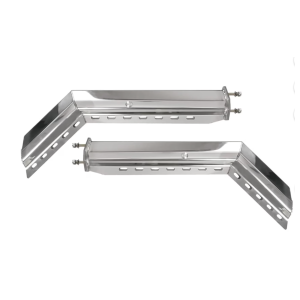 GM3028 GBK Mud Flap Hanger, 45° Angled, 2.5" Bolt Spacing, 30", 1 Pair