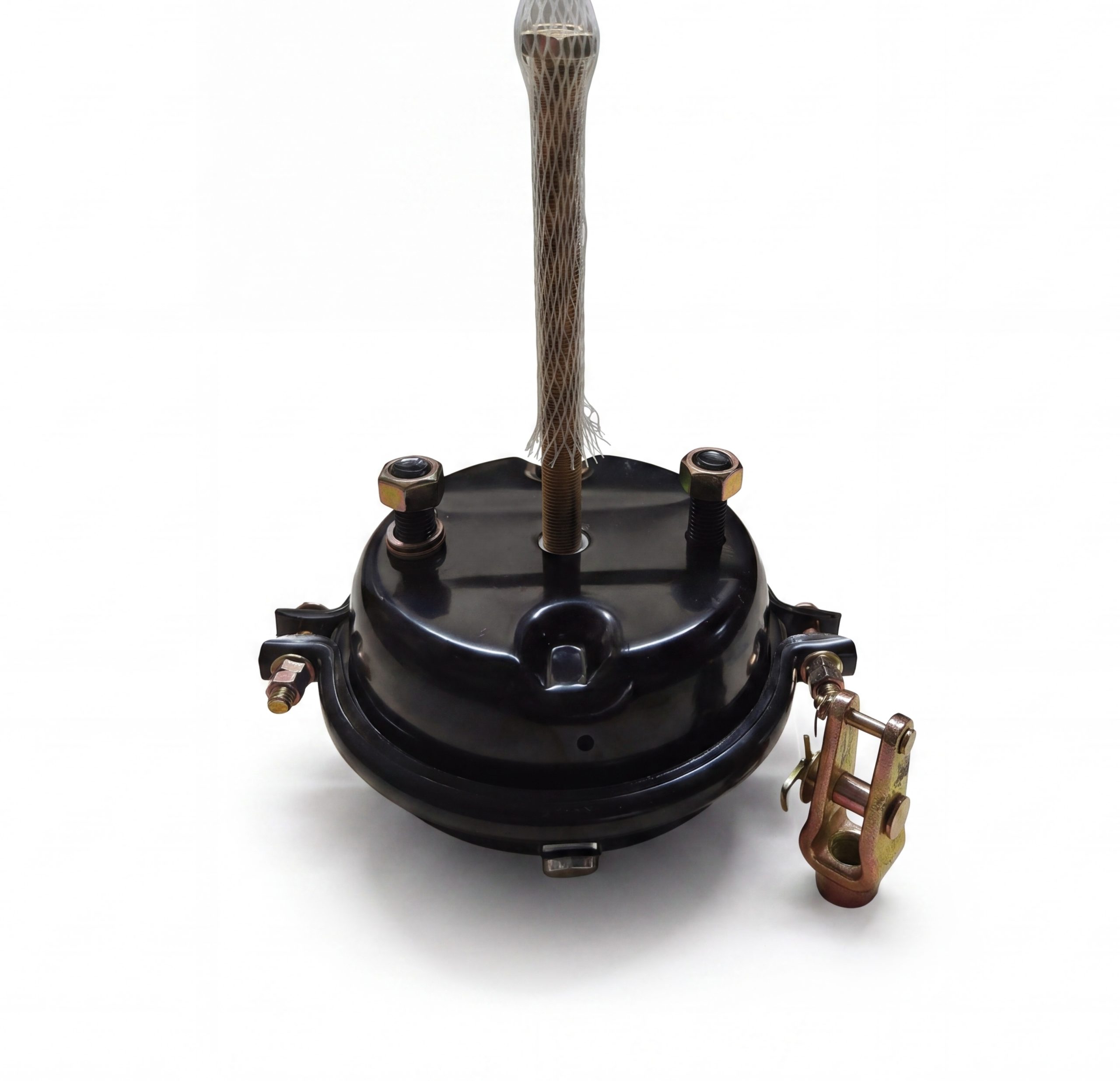 PAT-20 GBK Type 20 Service Brake Chamber, 2.25" Standard Stroke with Threaded Push Rod and Clevis Kit, Black Powder-Coated for Heavy Duty Semi Trucks and Trailers - Image 3