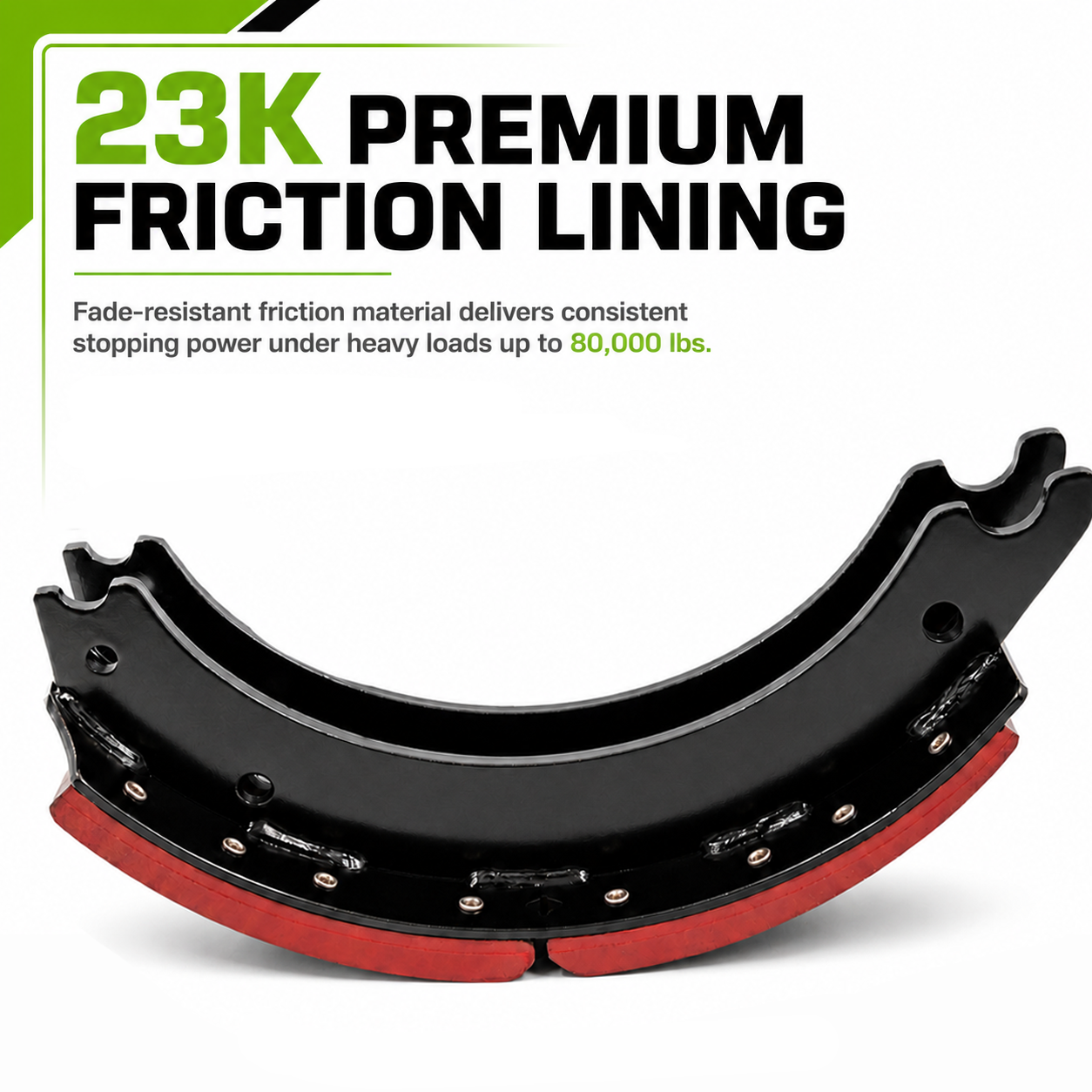 B-4725-23K GBK Brake Shoe Kit, 16.5" x 6", 23K, Eaton ES - Image 2