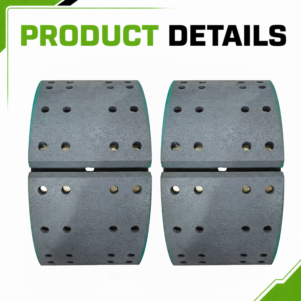 B-4515Q23K GBK Brake Shoe Kit, 16.5" x 7", 23K, Meritor Q Rear - Image 3