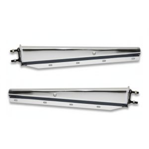 GM3004 GBK Mud Flap Hanger, Stainless Steel Straight, 2.5" Bolt Spacing, 30" Length, 1 Pair