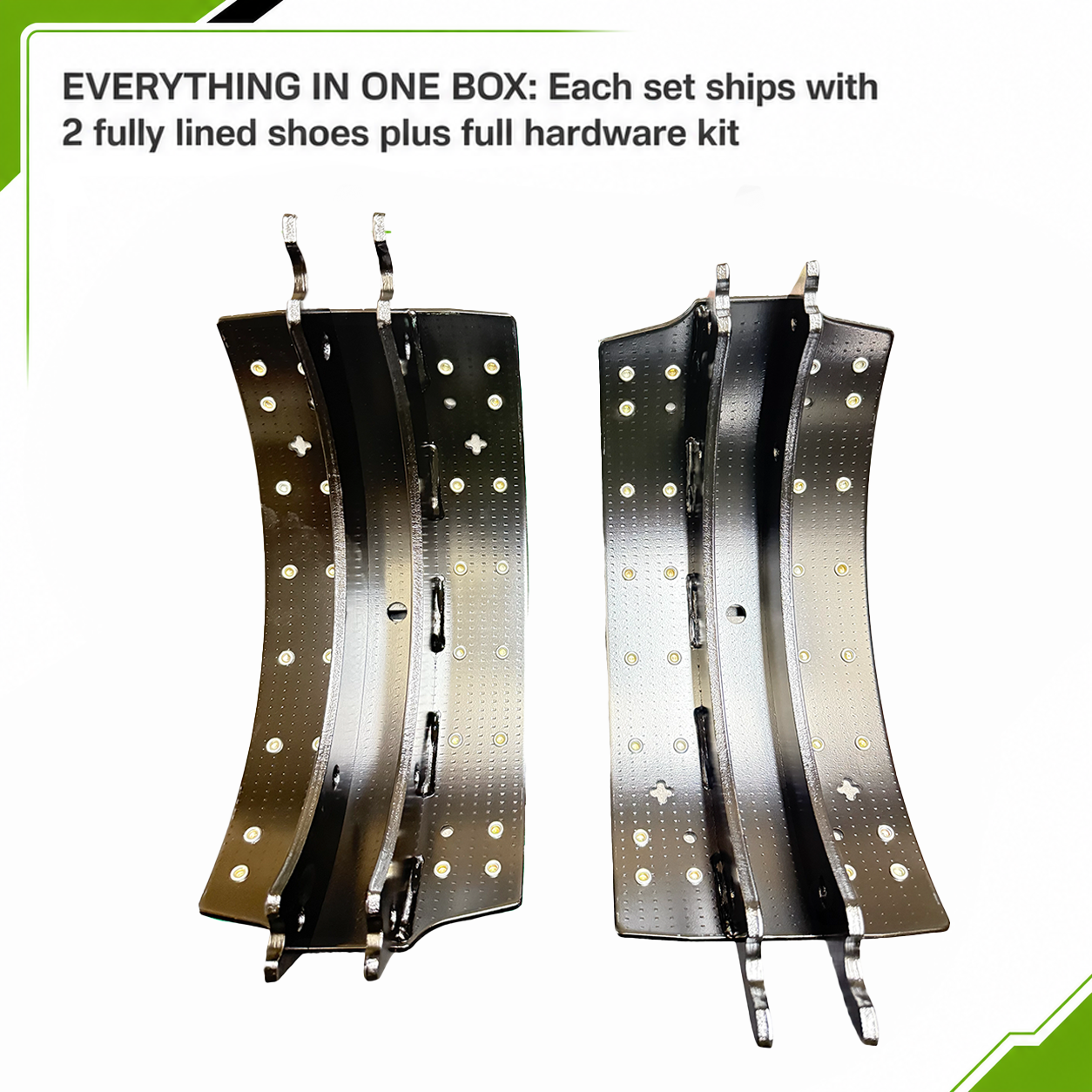 B-4707Q23K GBK Brake Shoe Kit, 16.5" x 7", 23K, Meritor Q Plus - Image 3