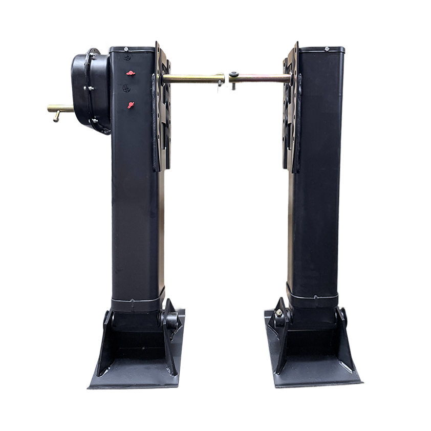 LG4007 GBK Trailer Landing Gear Set, Outside Mount, 60,000 lbs, 17" Travel