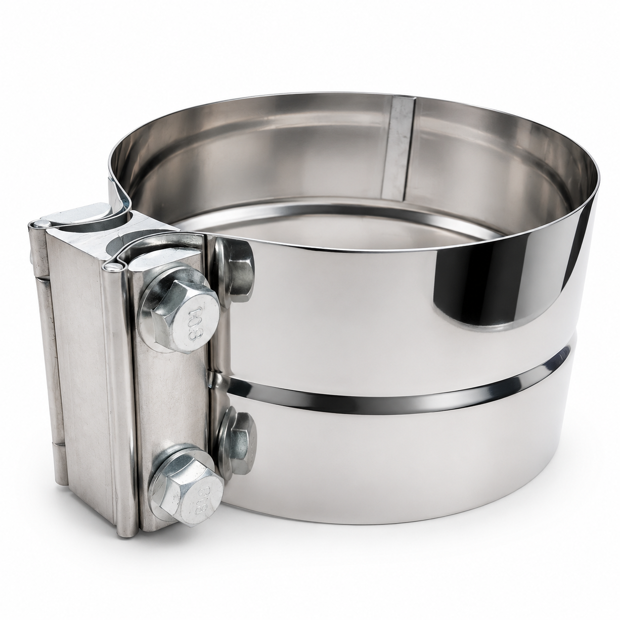 GSSCJ5 GBK 5" Stainless Steel Exhaust Clamp, lap joint style - Image 2