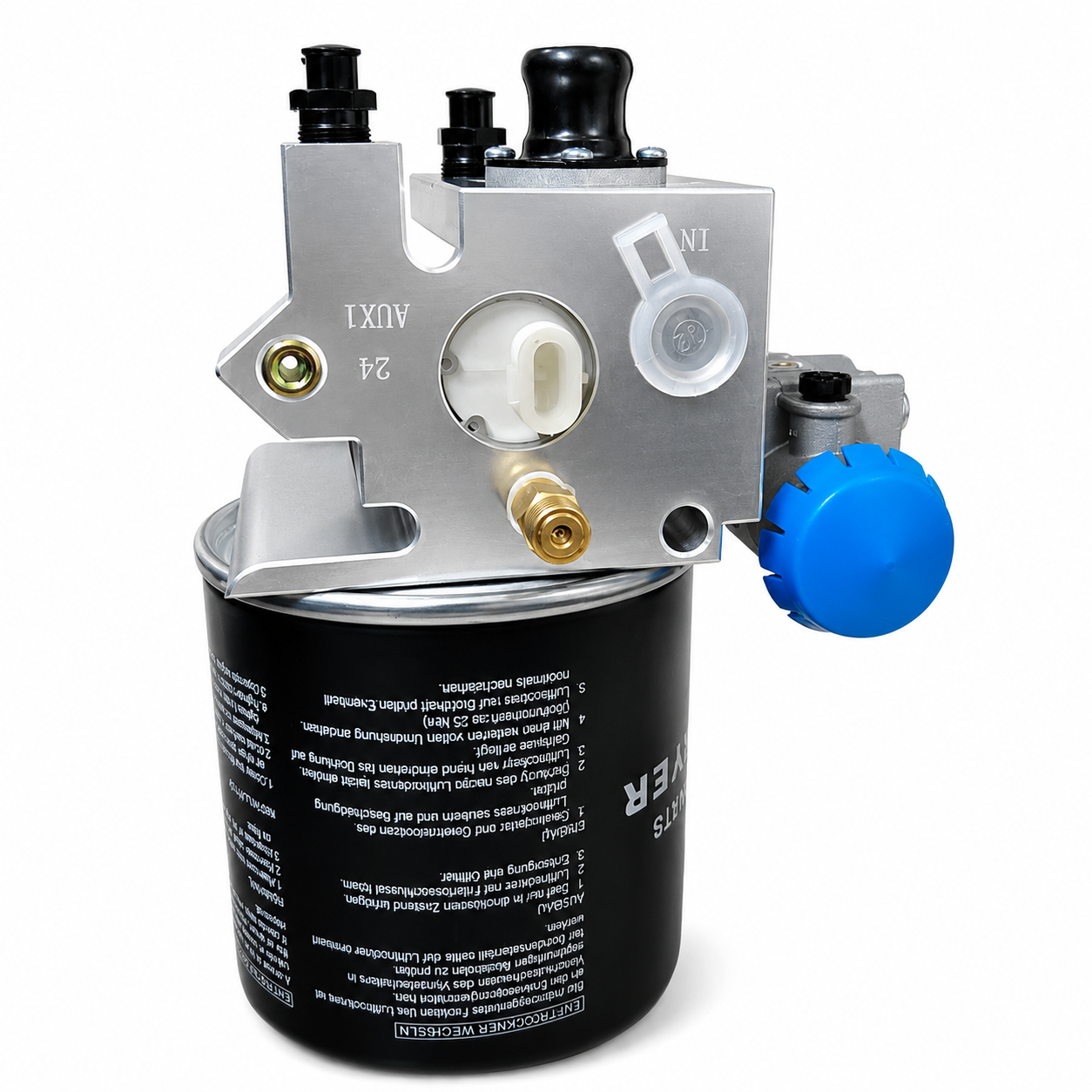 GAD801266 GBK Air Dryer, AD-IS Style, 12V-90W Heater, 109 PSI, 1/2"-NPT Supply, 1/4"-NPT Primary & Secondary Ports Replaces Bendix 801266 / 5010696X - Image 2