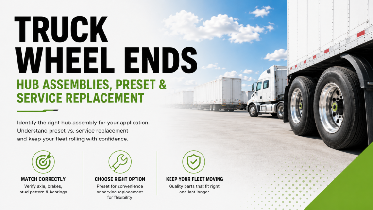 Truck Wheel Ends & Hub Assemblies: PreSet, Service & Replacement